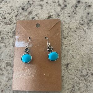 Israel sterling silver Topaz Earings